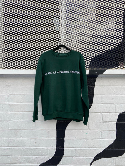 The Rose Crewneck (HUNTER GREEN)