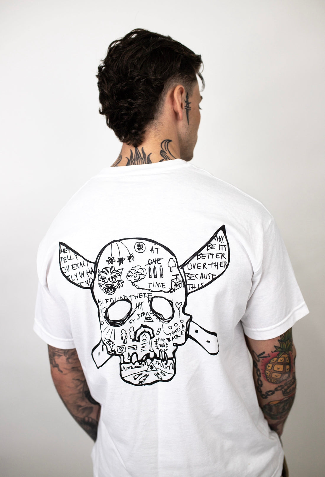 Skull S/S T-Shirt (WHITE)