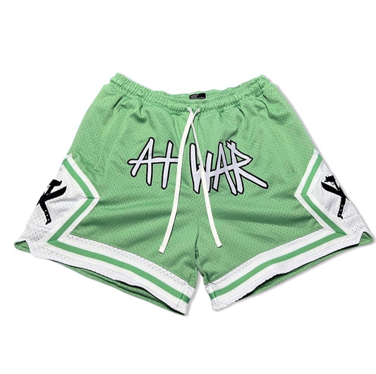 Mesh Basketball Shorts (PISTACHIO)