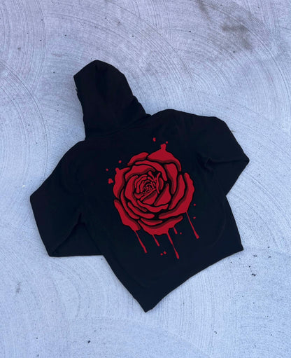 Rose Hoodie 2.0 (BLACK)