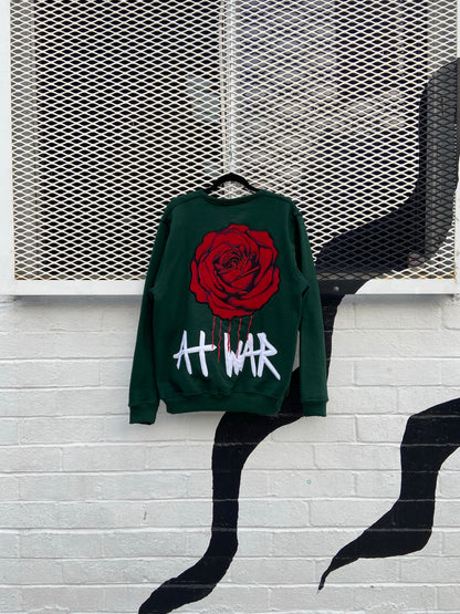 The Rose Crewneck (HUNTER GREEN)