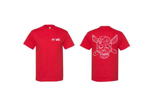 Skull S/S T-Shirt (RED)